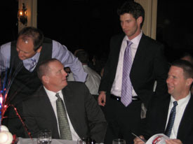 Coach Stuper and Craig Breslow